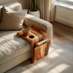 Handcrafted Live Edge Armrest For Furniture Decor