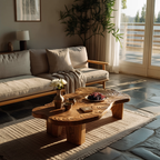 Handcrafted Abstract Coffee Table For Entryway Design