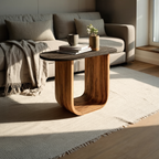 Modern Solid Wood End Table For Bedroom Furniture Decor