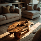 Modern Solid Wood Abstract Coffee Table For Furniture Decor