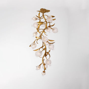 Pomegranate Brass Branch Chandelier - ∅ 19.7″ x H 51.2″ / Dia 50cm x H 130cmDark Coppercasivra