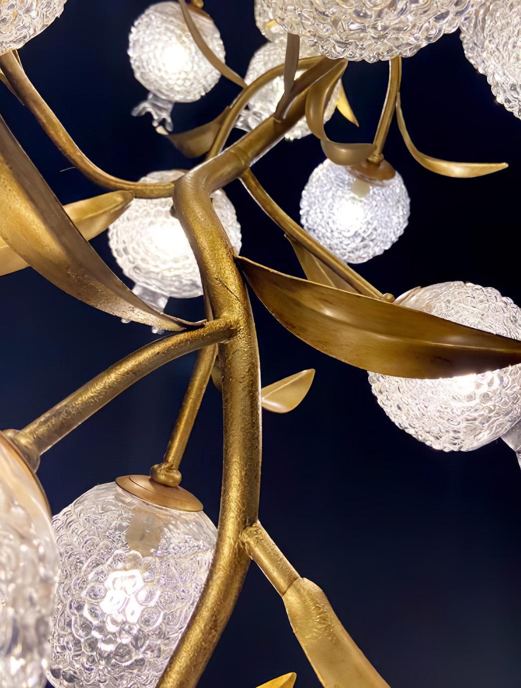 Pomegranate Brass Branch Chandelier - ∅ 19.7″ x H 51.2″ / Dia 50cm x H 130cmDark Coppercasivra
