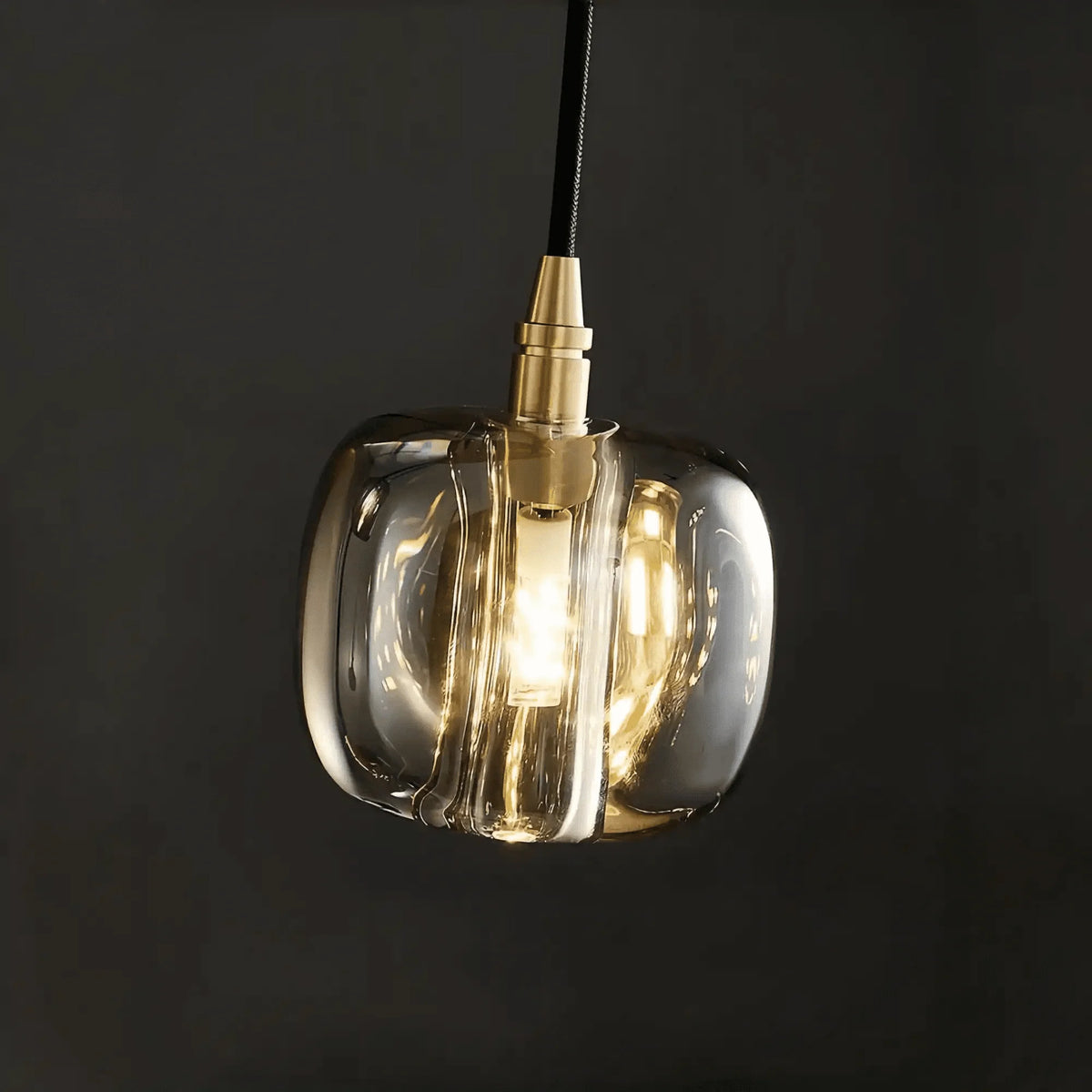 Post - modern Extra - long Pendant Light Fixtures for Staircase/High - ceiling Space/Foyer - 10 Lights: D15.8"AmberWarm Lightcasivra