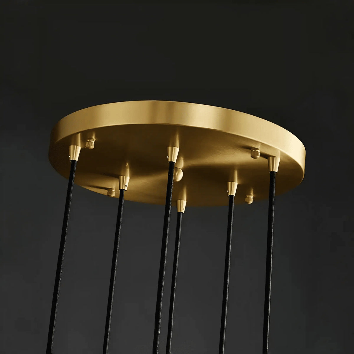 Post - modern Extra - long Pendant Light Fixtures for Staircase/High - ceiling Space/Foyer - 10 Lights: D15.8"AmberWarm Lightcasivra