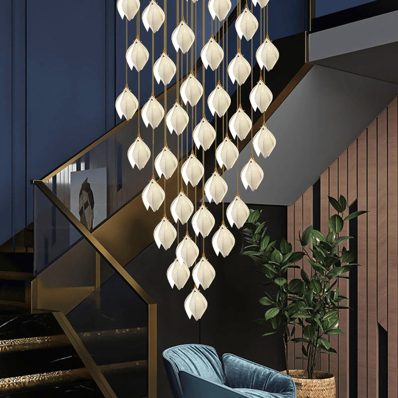 Postmodern Ceramic Branch Chandelier - 55 Lightscasivra