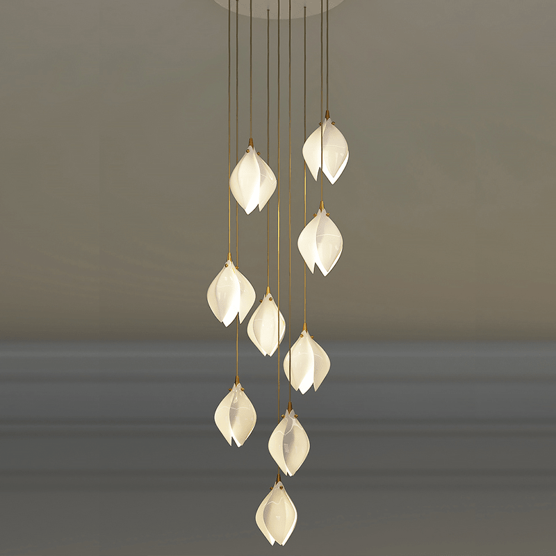 Postmodern Ceramic Branch Chandelier - 9 Lightscasivra