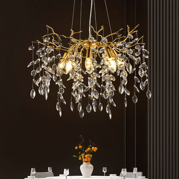 Postmodern Creative Crystal Branch Chandelier - 23.62" diamcasivra