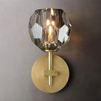 Boule De Radiant Crystal Short Wall Sconce