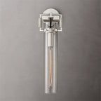 Machinist Glass Cylinder Wall Sconce