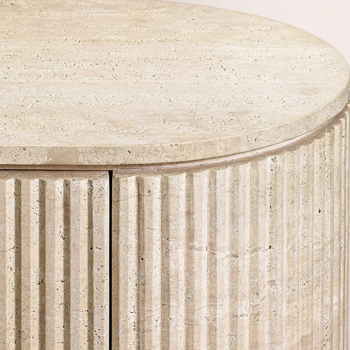 Solenne Reeded Stone Sideboard
