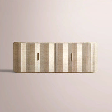 Solenne Reeded Stone Sideboard