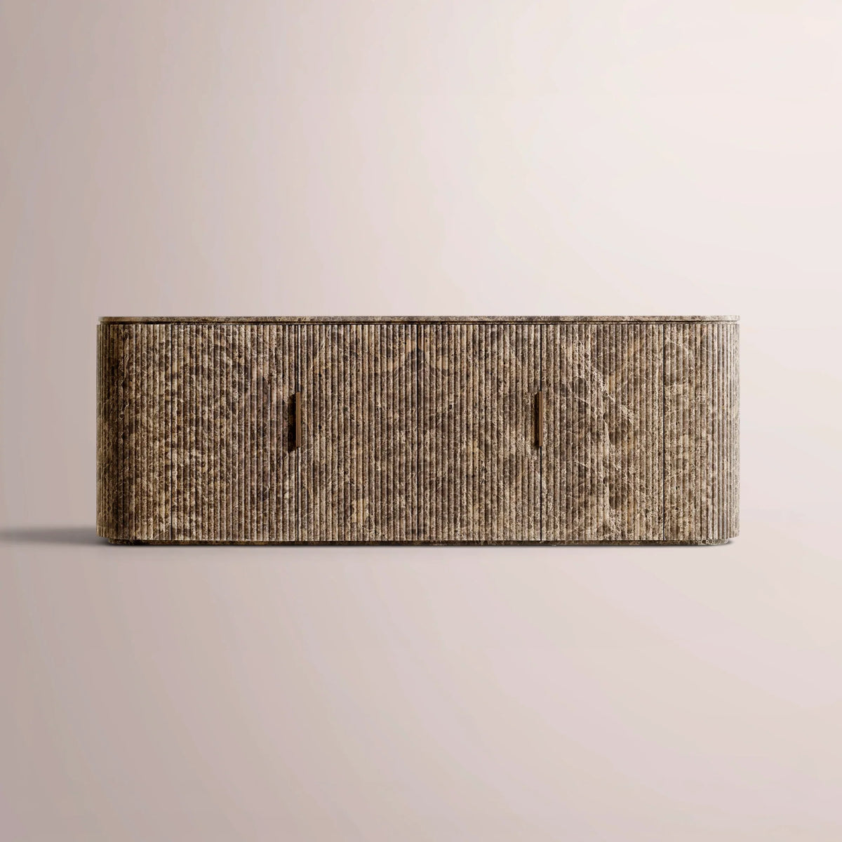 Solenne Reeded Stone Sideboard