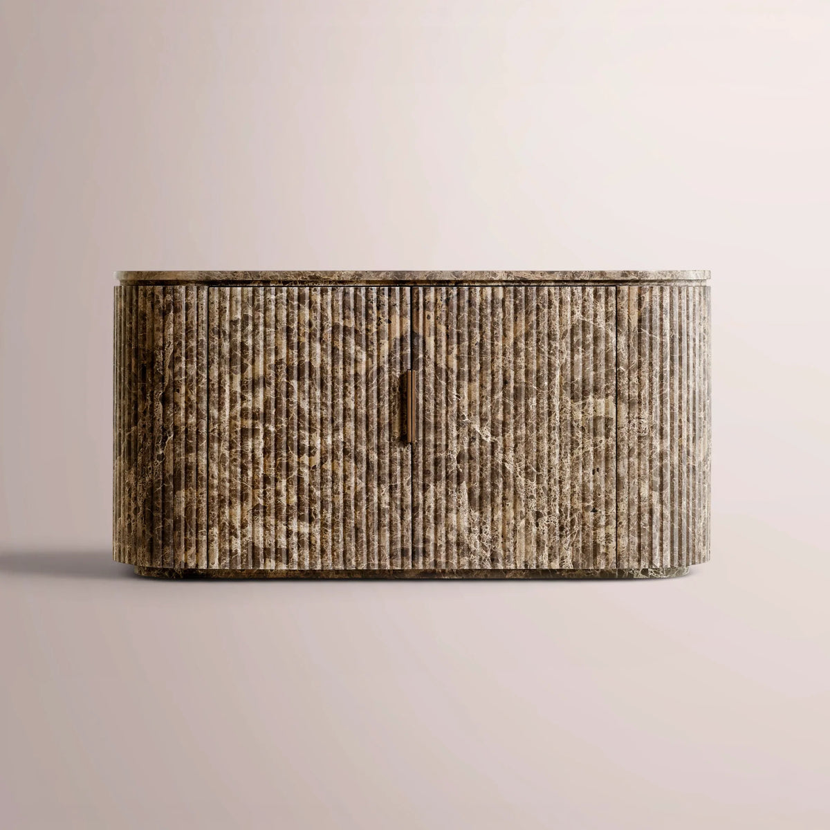 Solenne Reeded Stone Sideboard