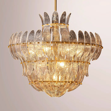 Amilar Clear Glass Round Chandelier