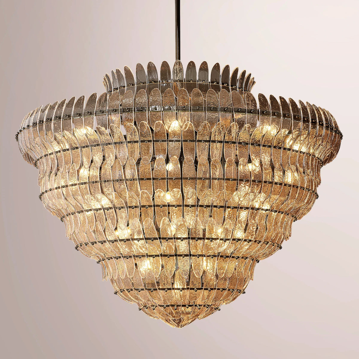 Amilar Clear Glass Round Chandelier
