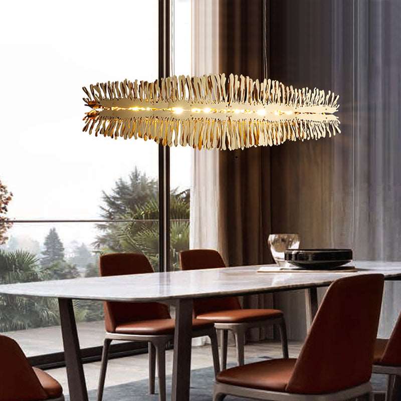 buyAresso Modern Stainless Steel Dining Room Chandelier - Morsale