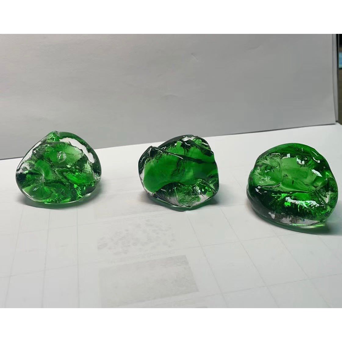 Rainfall Glass Gem Stone Chandelier-Chandelier-casivra-casivra