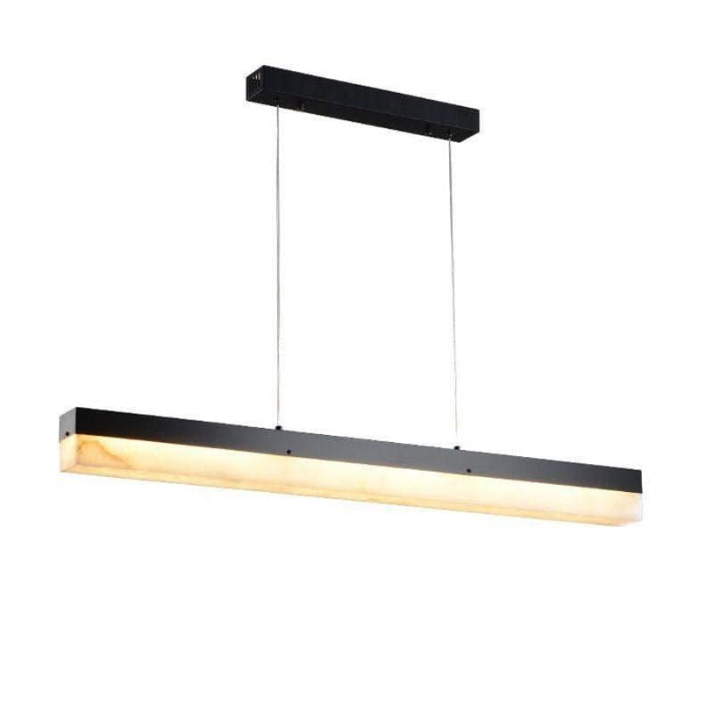 Rectus Alabaster Pendant Light - 39"LBlackcasivra