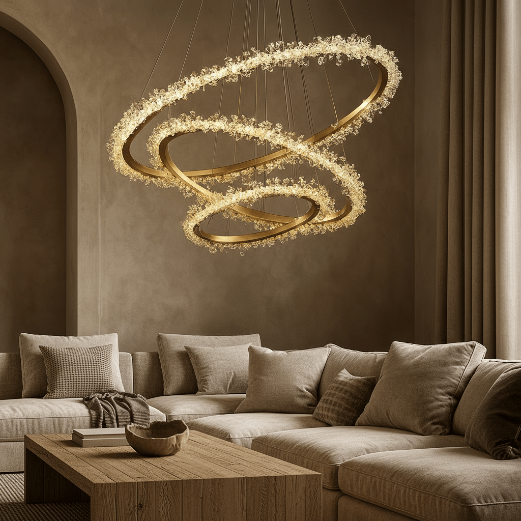 buyCapri 3-Ring Modern Chandelier - Morsale