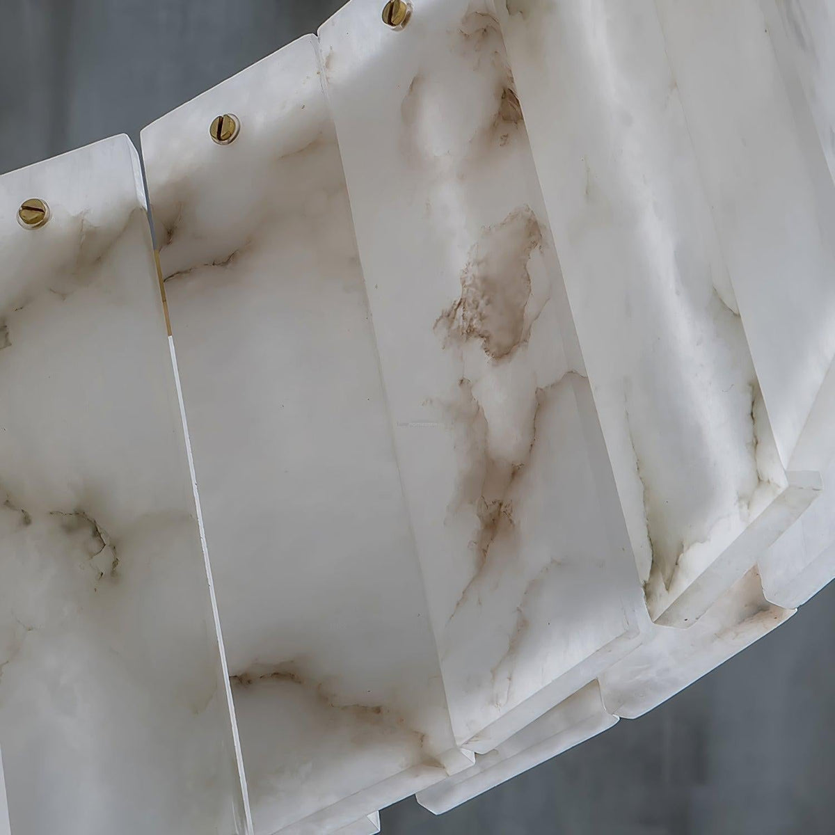 Rock Alabaster Chandelier 23.6" 31.4" - 23.6" x H 59"/ Dia 60cm x H 150cmBrass & White Alabastercasivra