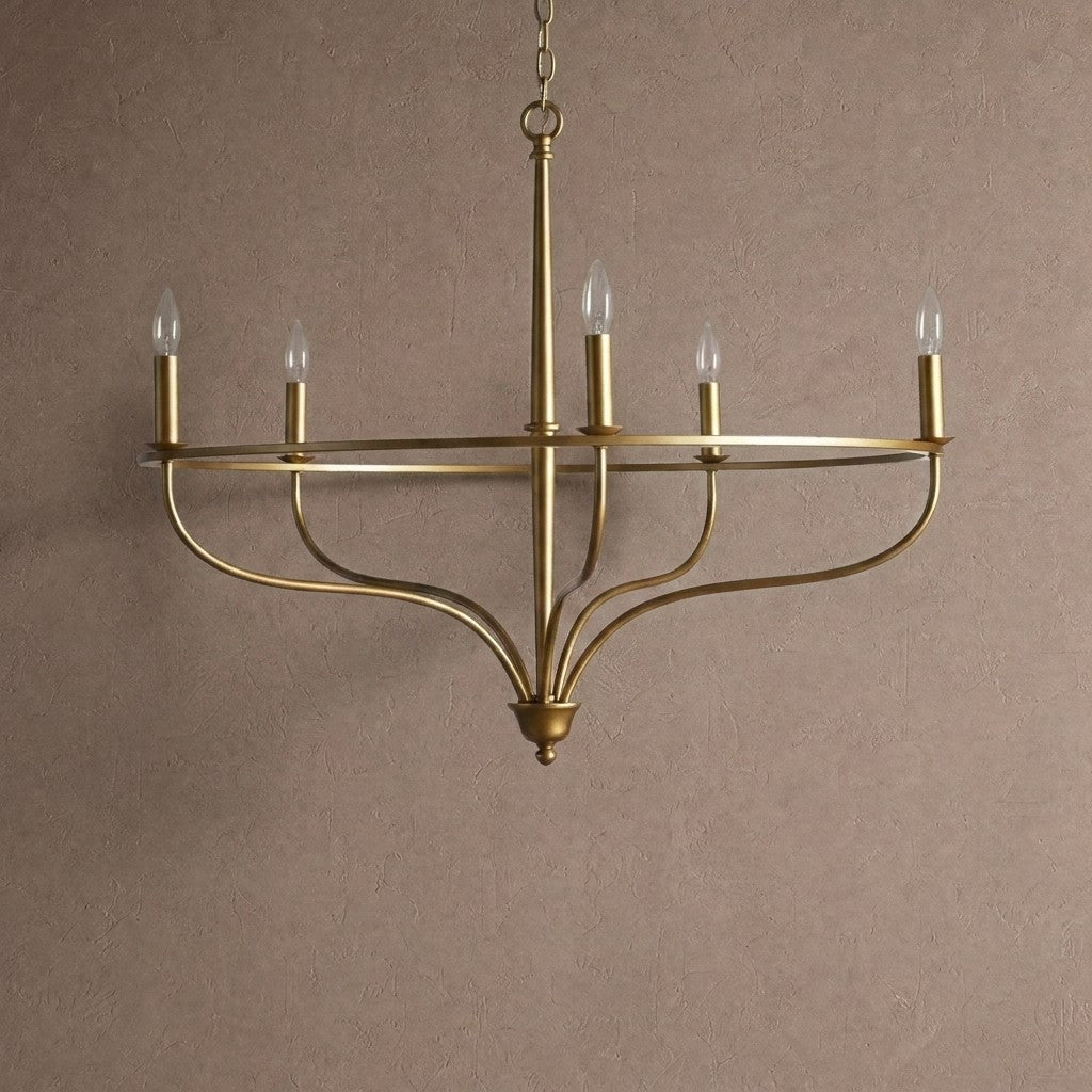 Rowena Round Chandelier - Brasscasivra