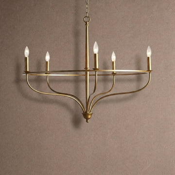 Rowena Round Chandelier - Brasscasivra