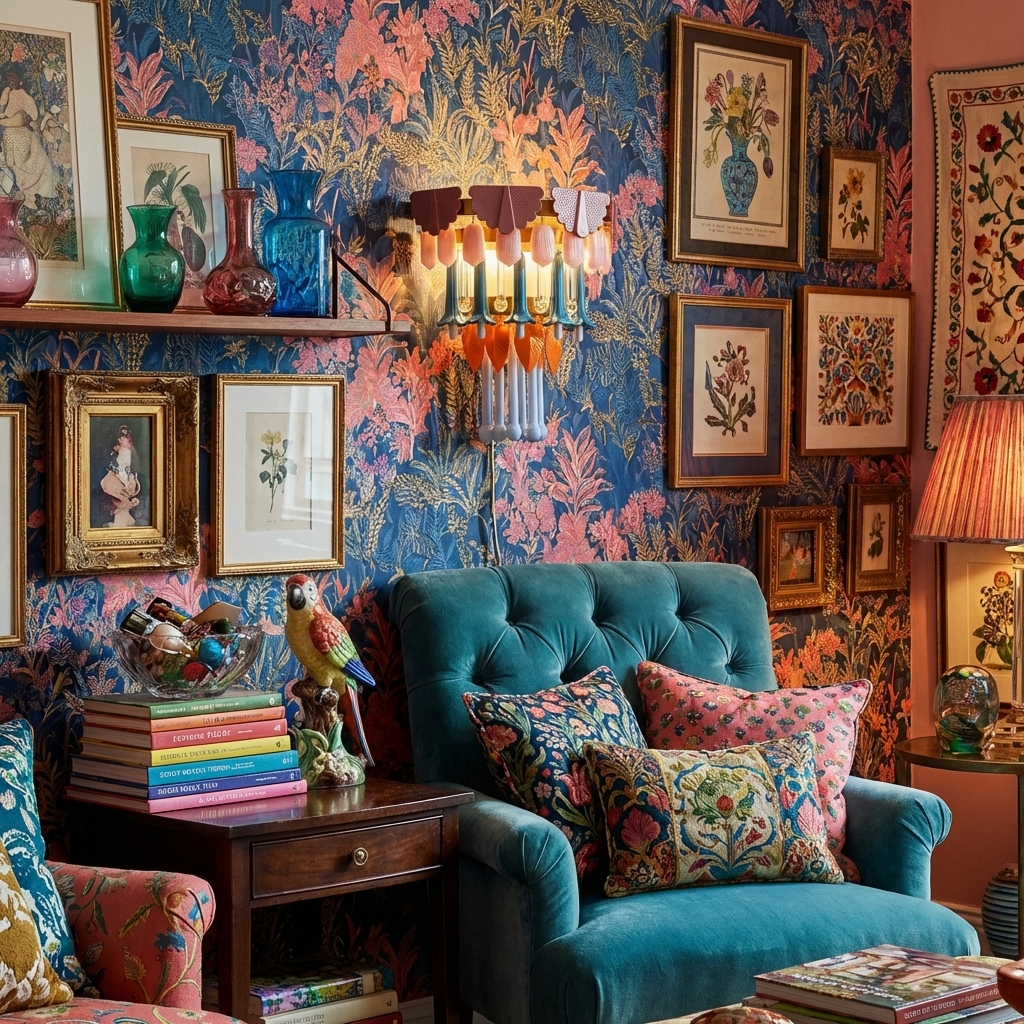 Roselle Ceramic Murano-Style Fringe Wall Lamp - ∅ 16.9" x H 18.5"Colorfulcasivra