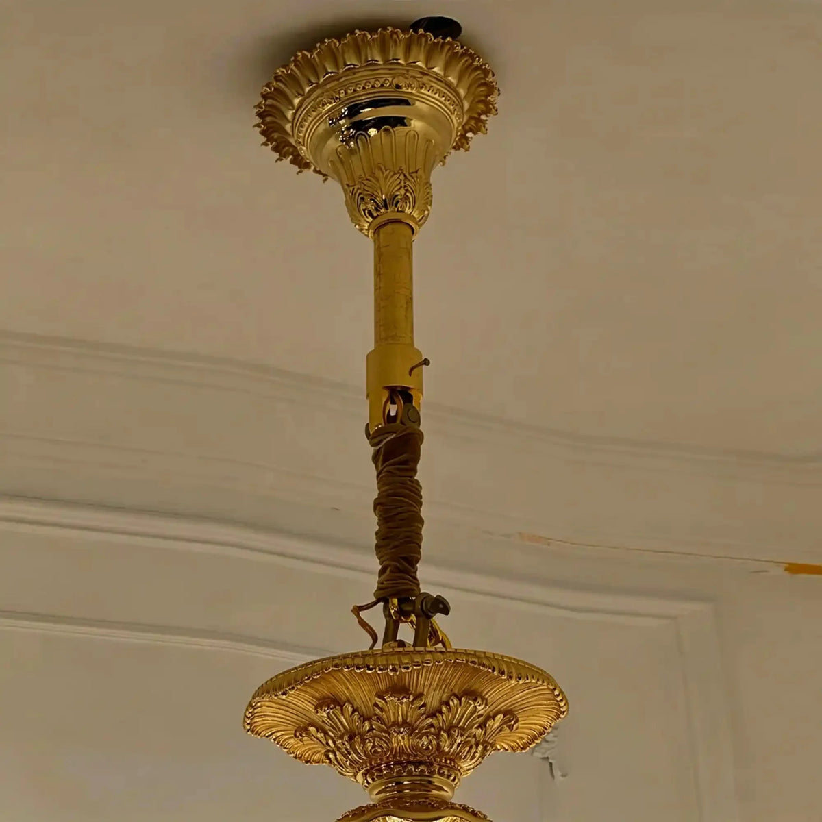 Royal Versailles Malachite Inlay Gilded Brass Candles Chandelier - Style D: D72.1"*H102.4" (D183cm*H260cm)/500kgWarm Lightcasivra