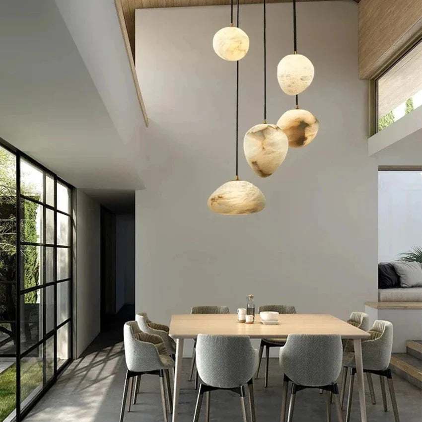 Sage Marble Chandelier - 5 Lightscasivra