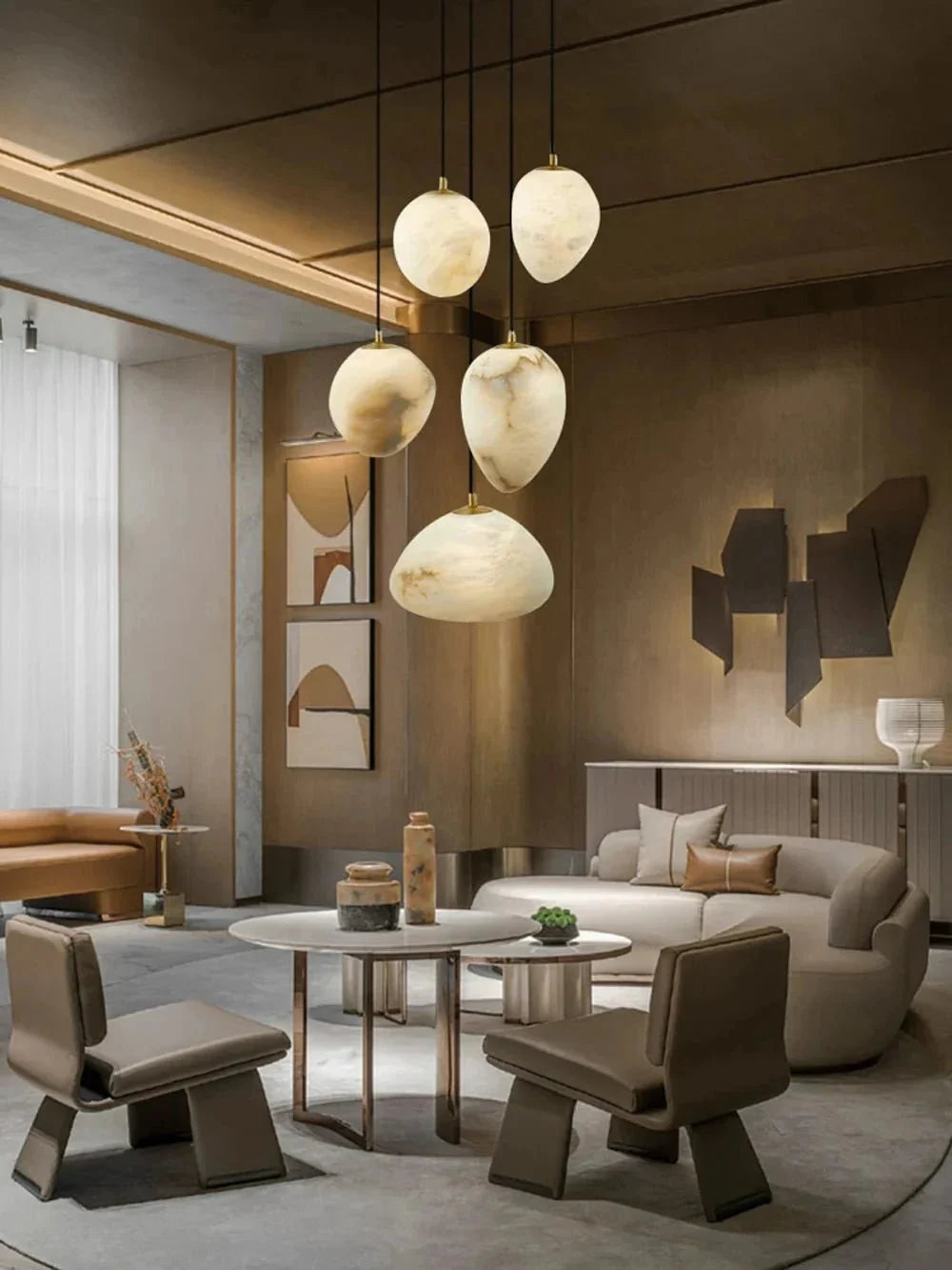 Sage Marble Chandelier - 10 Lightscasivra