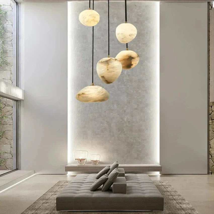 Sage Marble Chandelier - 3 Lightscasivra