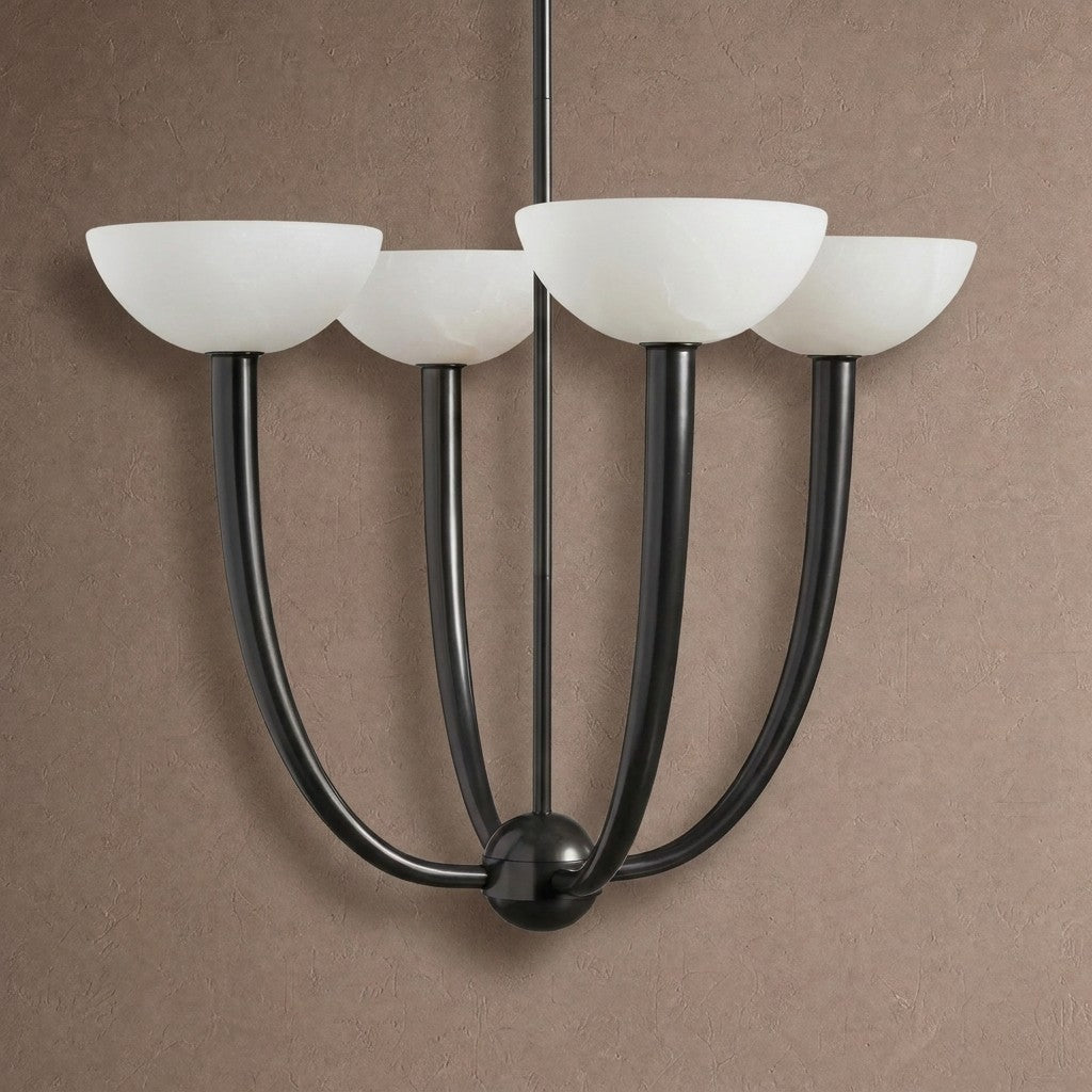 Saguaro Alabaster Chandelier - 22"Bronzecasivra