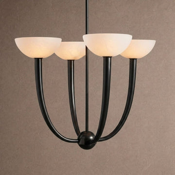 Saguaro Alabaster Chandelier - 22"Bronzecasivra