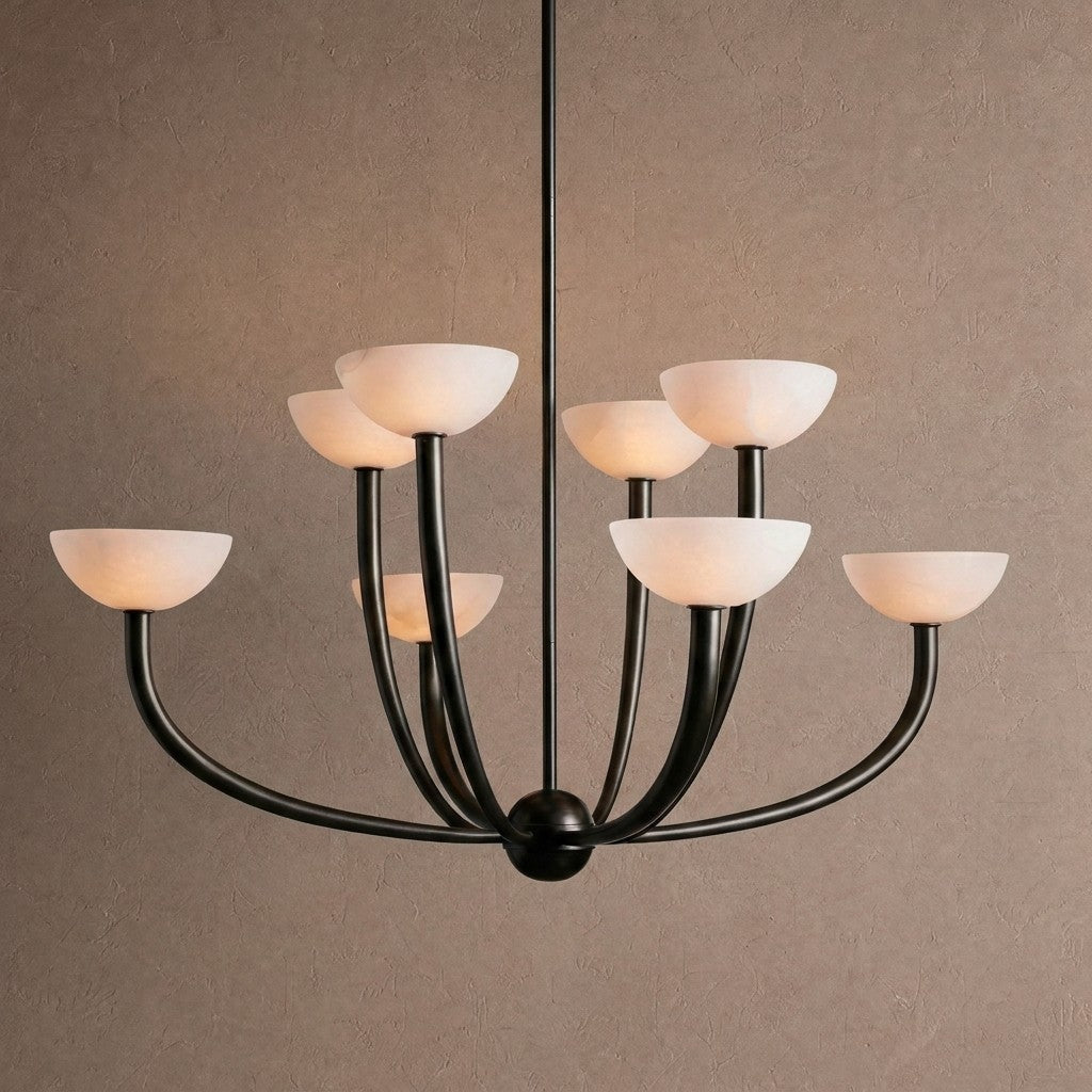 Saguaro Alabaster Chandelier - 42"Bronzecasivra