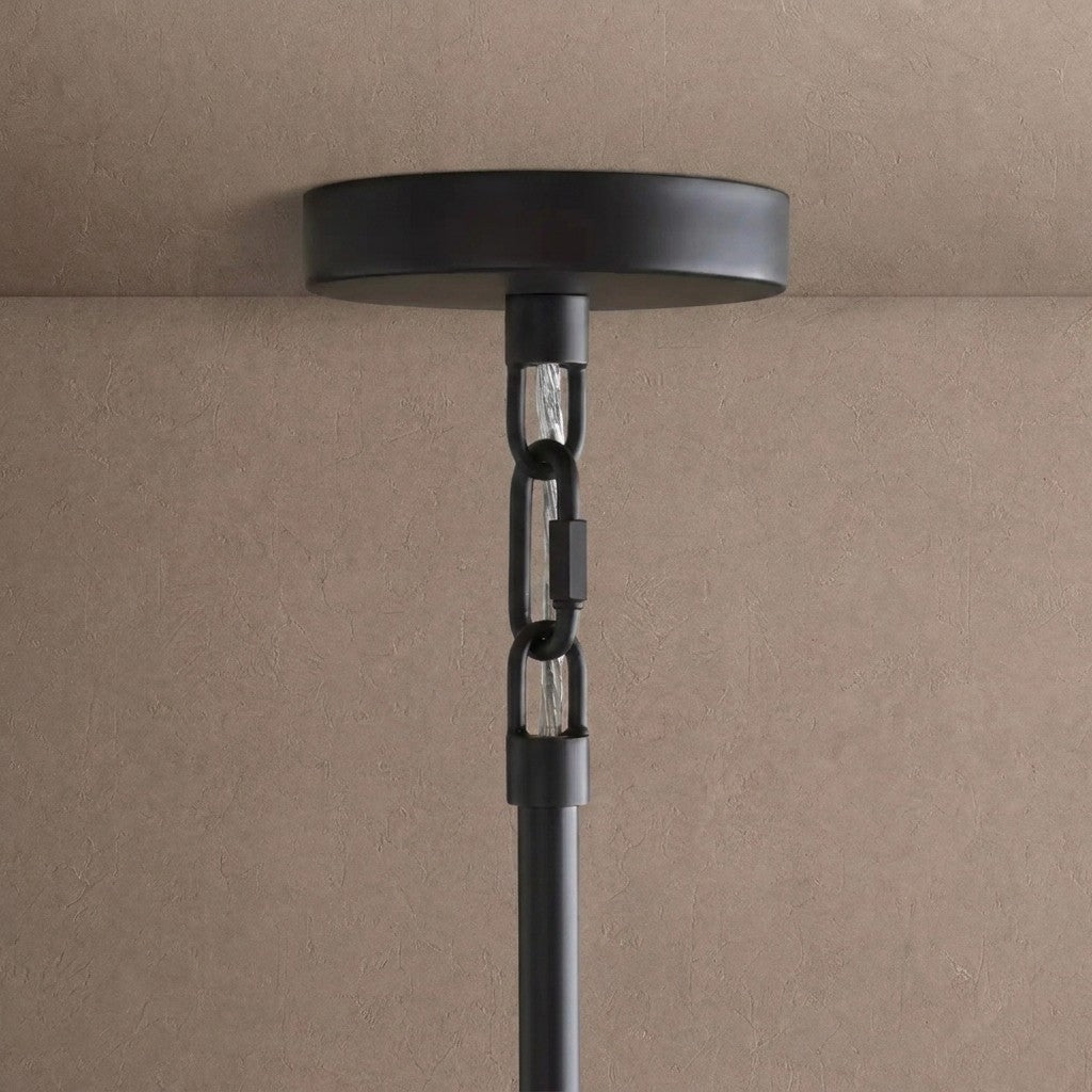 Saige Round Chandelier - Black68"casivra