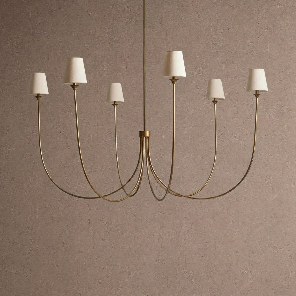Saige Round Chandelier - Brass55"casivra