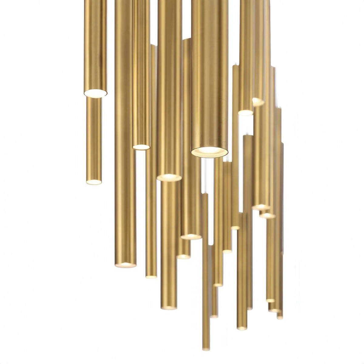 Santana Modern Linear Multi Light Pendant for Kitchen Island - 42"L x 10"W x 1.25"HAntique Brasscasivra