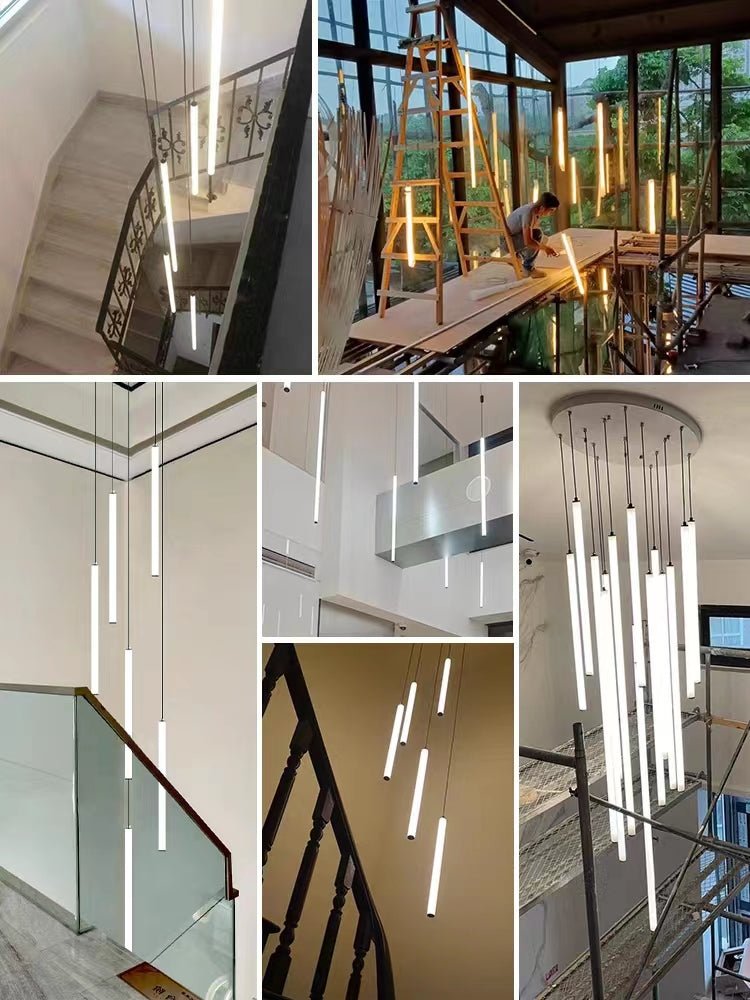Scandinavia Minimalist White Pendant Light for Bedside/Dining Room/Staircase - One Single: SWarm Lightcasivra