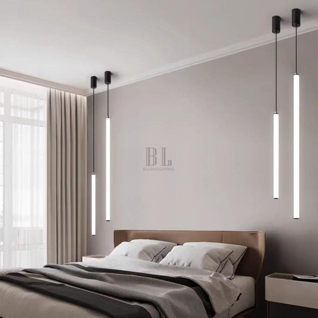 Scandinavia Minimalist White Pendant Light for Bedside/Dining Room/Staircase - One Single: SWarm Lightcasivra