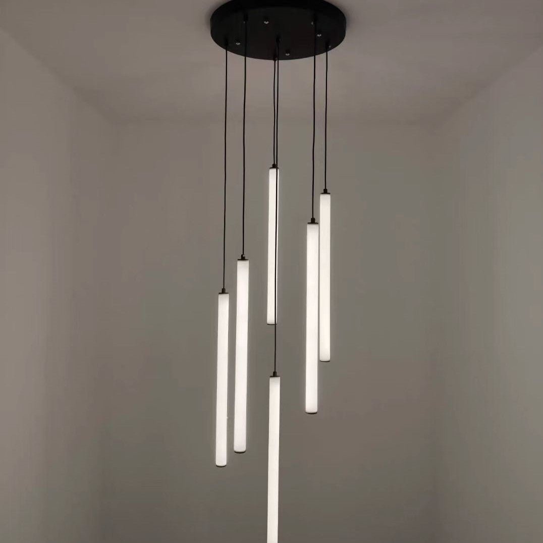 Scandinavia Minimalist White Pendant Light for Bedside/Dining Room/Staircase - One Single: SWarm Lightcasivra