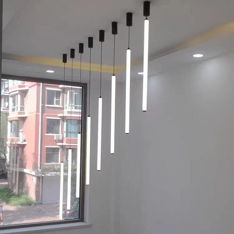 Scandinavia Minimalist White Pendant Light for Bedside/Dining Room/Staircase - One Single: SWarm Lightcasivra