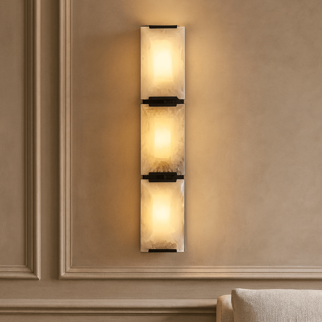 buyBrookhill 3-Light Calcite Wall Sconce - Morsale