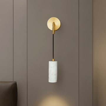 Biltmore marble wall sconce full view