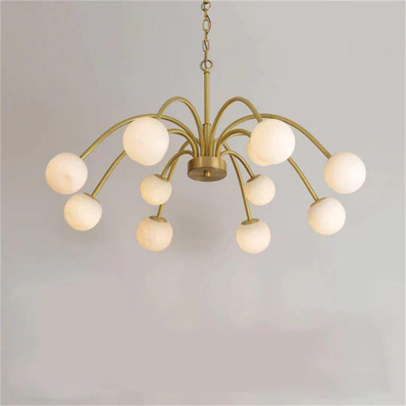 Sefet Alabaster Chandelier Light - Downward 20" x 38.6" / 51 x 98cmcasivra