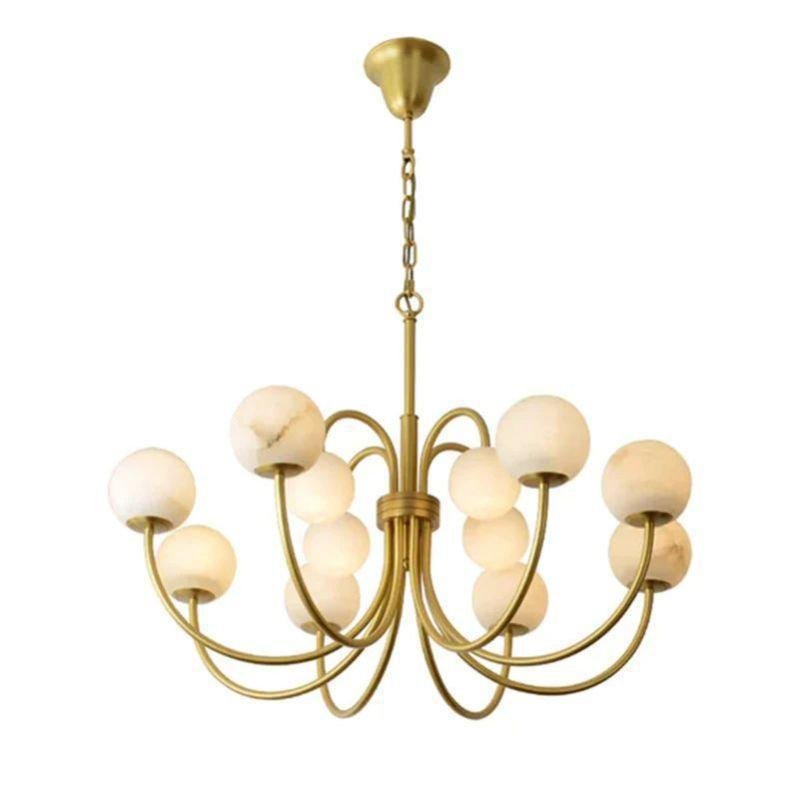 Sefet Alabaster Chandelier Light - Upward 23" x 29.5" / 59 x 75cmcasivra