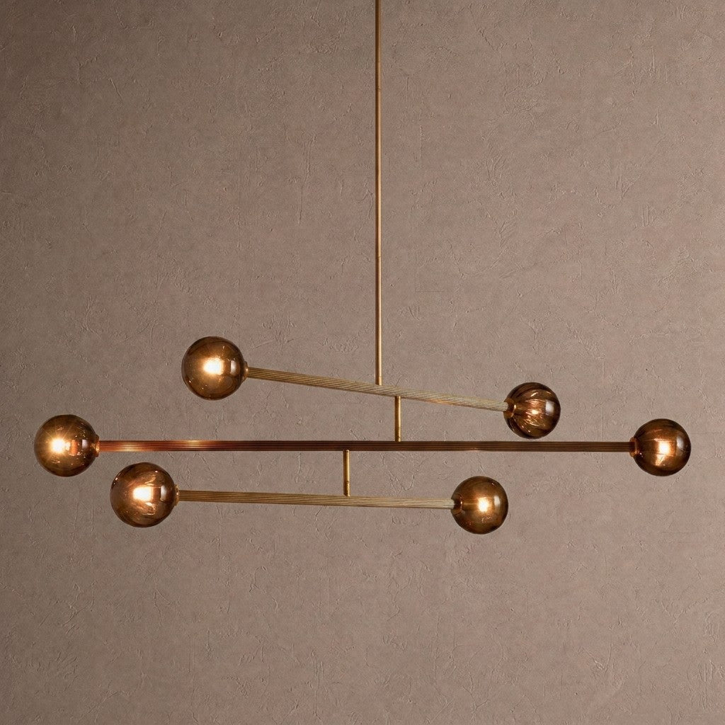 Selina Linear Chandelier - Browncasivra