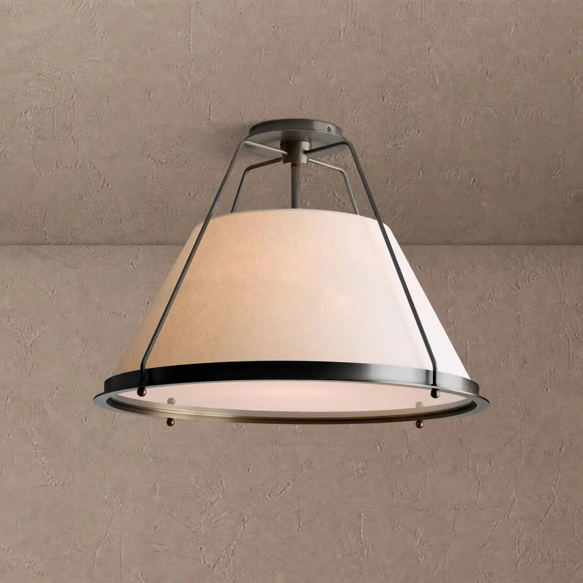 Stanton Flush Mount - Black21"casivra