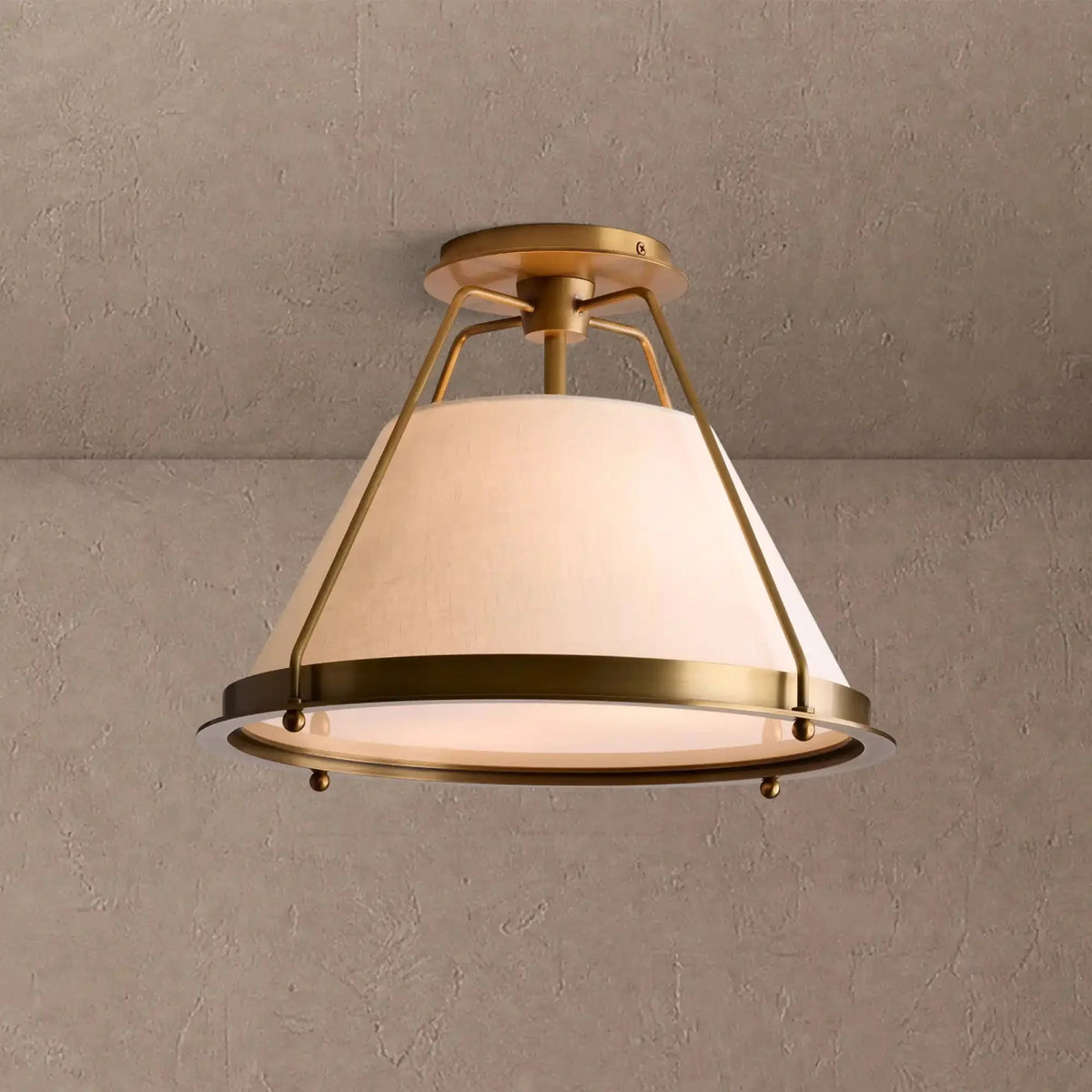 Stanton Flush Mount - Brass21"casivra