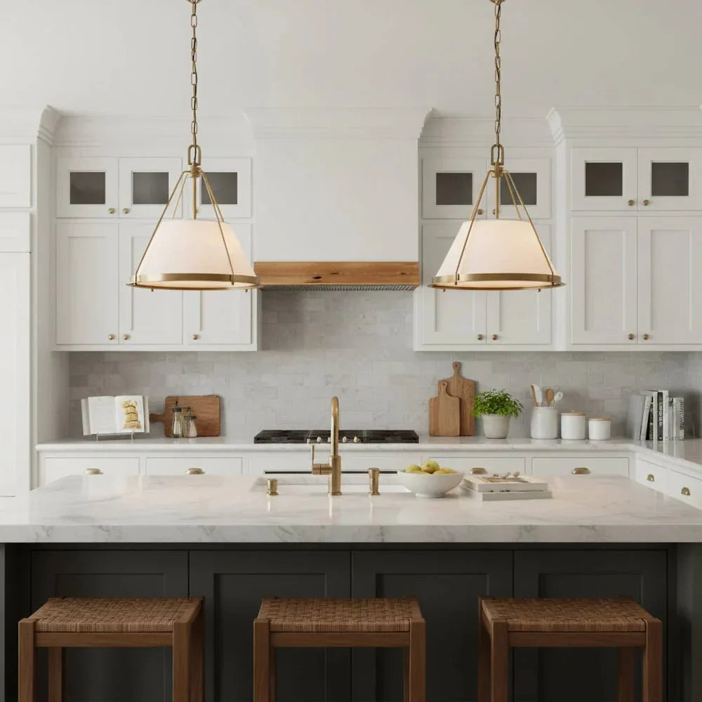 Stanton Pendant in black by Blush Lighting
