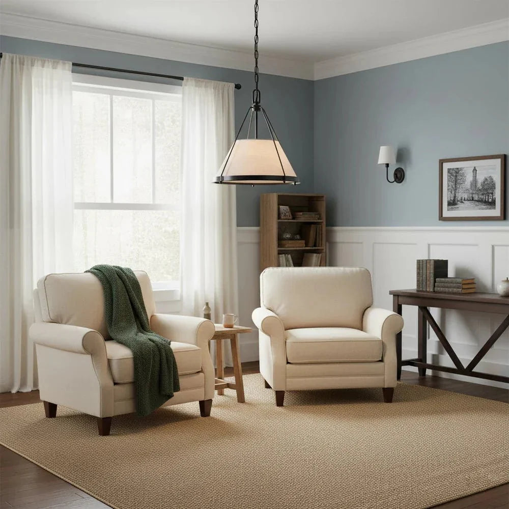 Stanton Pendant styled in a modern dining room